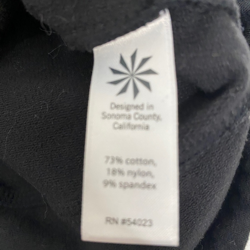 Athleta Sentry Split Collar Black Pullover Sweats… - image 5